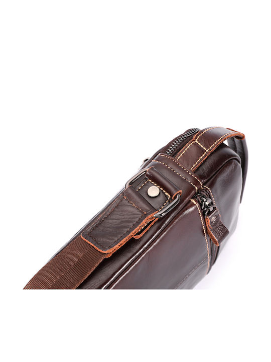 Djb Leather Men's Bag Shoulder / Crossbody Brown