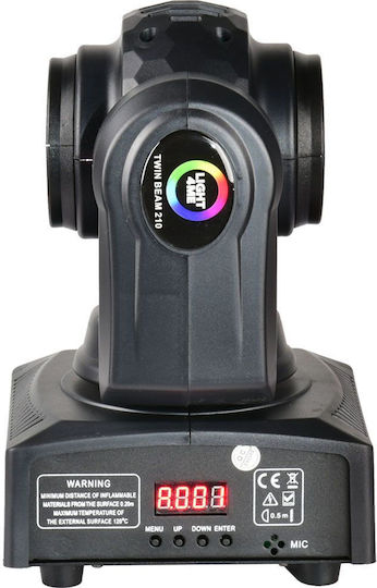 Light4me Φωτορυθμικό Beam LED DMX με Ρομποτική Κεφαλή Beam 210 RGBW