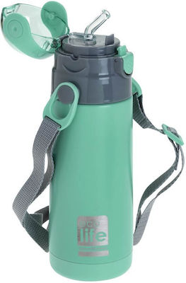 Ecolife Kids Plastic Water Bottle Green 400ml