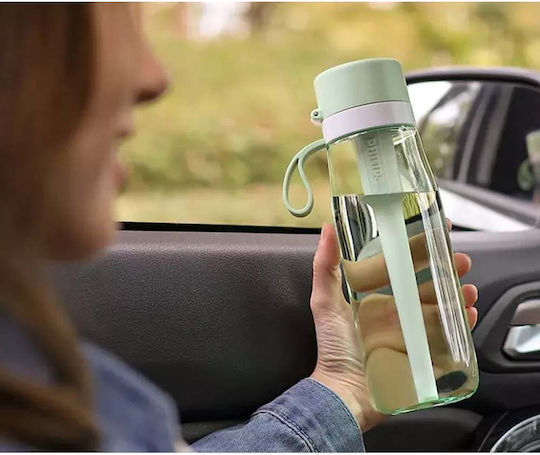 Philips Kinder Trinkflasche aus Tritan Kunststoff mit Stroh Grün 660ml