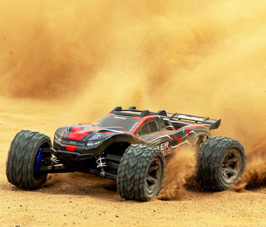 Traxxas Rustler Τηλεκατευθυνόμενο Αυτοκίνητο 4WD Κόκκινο