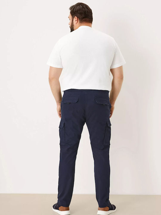 Trousers Cargo Elastic Blue