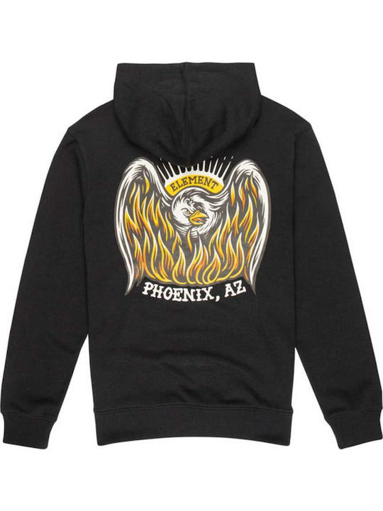 Sweatshirt mit Kapuze Schwarz