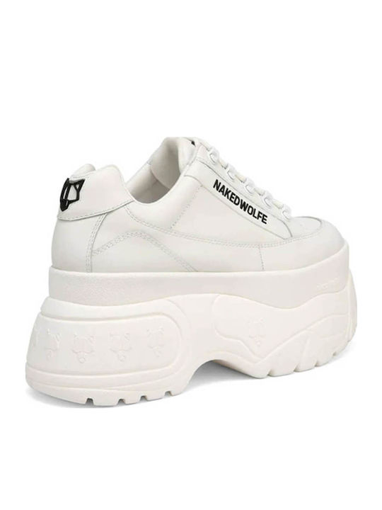 Γυναικεία Chunky Sneakers Λευκά