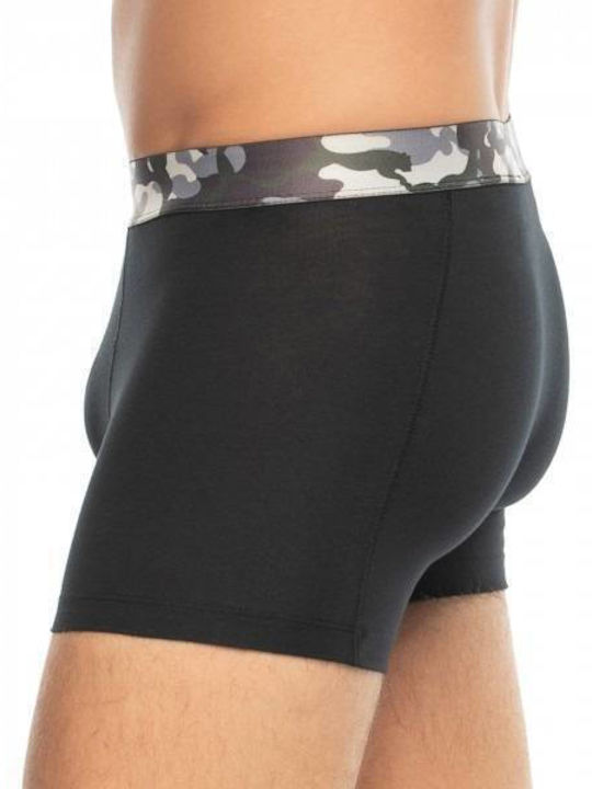 Herren Boxershorts Schwarz 1Packung