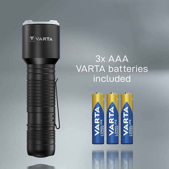 Varta Flashlight LED with Maximum Brightness 400lm F30 Black