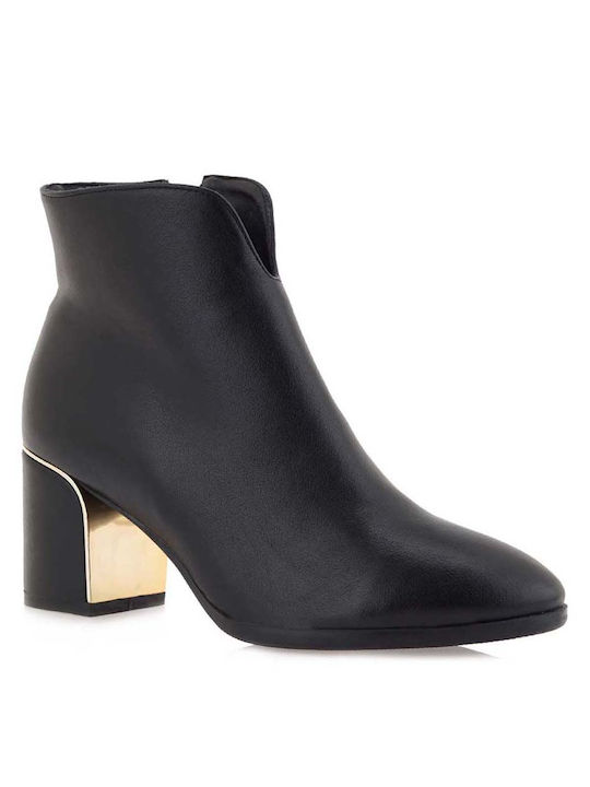 Seven Women's Ankle Boots with Medium Heel Black