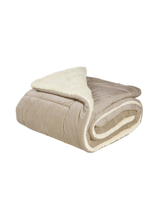 Das Home Κουβερτοπάπλωμα με Γέμιση Hollowfiber Μονό 160x240εκ. 1172 Σπαγγί 530 GSM 11 togs