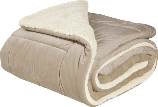 Das Home Κουβερτοπάπλωμα με Γέμιση Hollowfiber Μονό 160x240εκ. 1172 Σπαγγί 530 GSM 11 togs