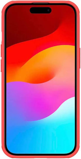 Nillkin Super Frosted Shield Pro Umschlag Rückseite Kunststoff Rot (iPhone 15 Plus / 16 Plus)