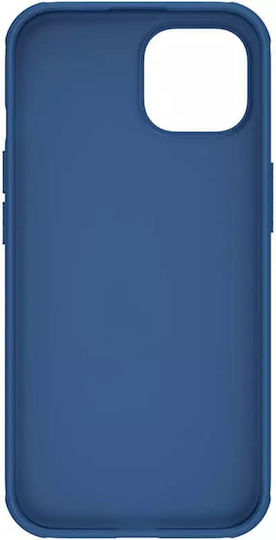 Nillkin Super Frosted Shield Pro Back Cover Metalic Albastru (iPhone 15)