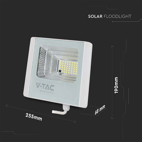 V-TAC Στεγανός Ηλιακός Προβολέας LED 16W Φυσικό Λευκό 4000K IP65