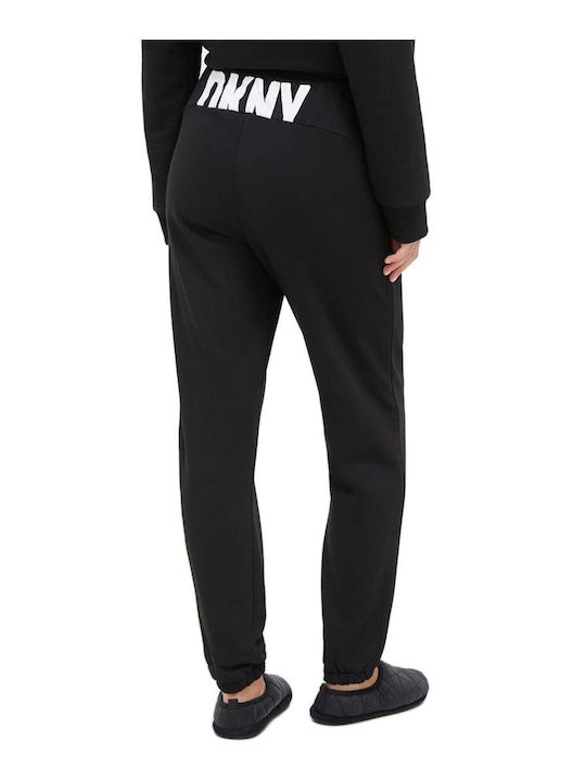 DKNY Women's Winter Cotton Pajama Trouser Black