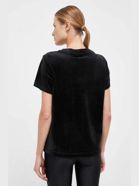 DKNY Damen T-Shirt Schwarz