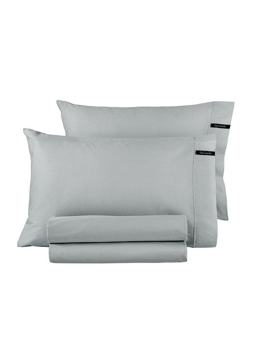 Guy Laroche Bettlaken Super-Doppel 240x270cm. Minimal Azul