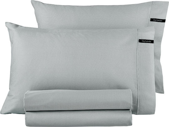 Guy Laroche Minimal Σεντόνι Υπέρδιπλο με Λάστιχο 160x200+35εκ. Azul
