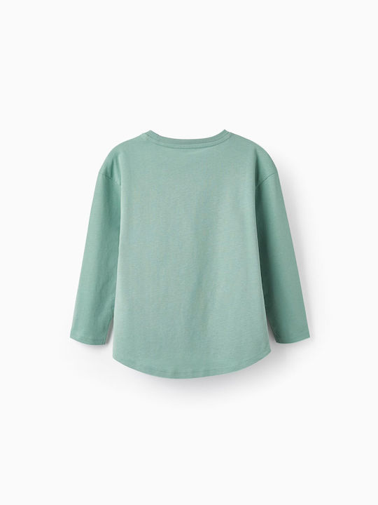 Zippy Kids Blouse Long Sleeve Green