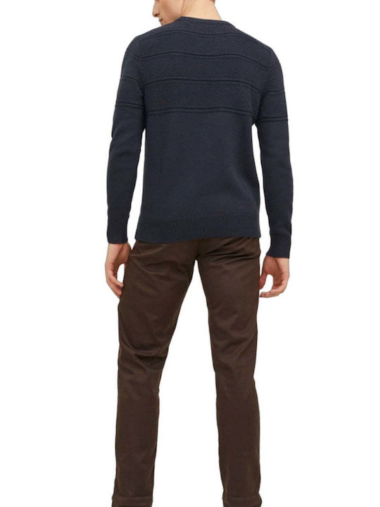 Jack & Jones Men's Long Sleeve Sweater Navy Blue