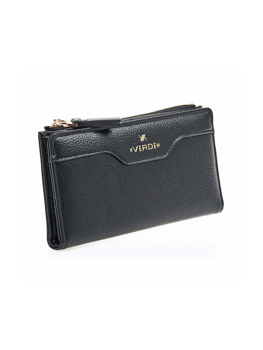 Verde Large Women's Wallet Black