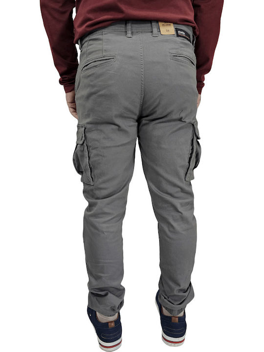 Double Men's Trousers Cargo Gray