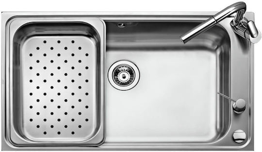 Teka Bahia 1B Plus Ένθετος Σατινέ 73.6x43.1cm Ασημί Teka Bahia 1B Plus Ένθετος Σατινέ 73.6x43.1cm Ασημί