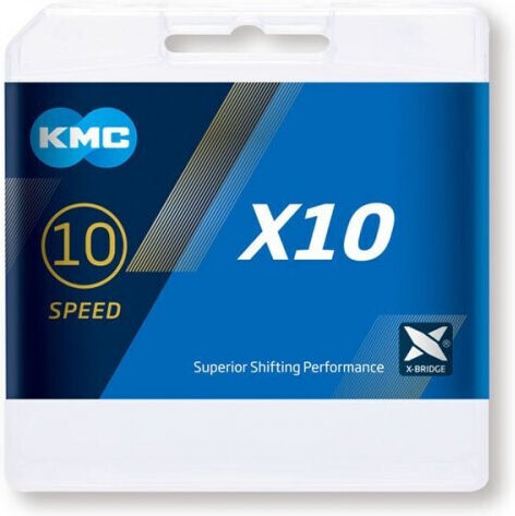 KMC Chain X10 83-00031 Bicycle Chain Gray