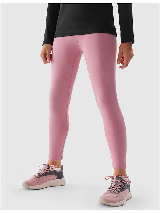 4F Leggings pentru Copii Long Pink