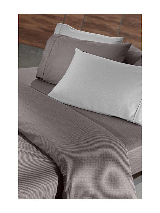 Guy Laroche Sheet King Size 280x270cm. Minimal Melanze