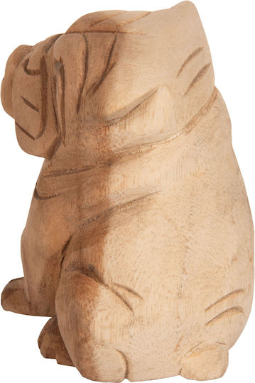 HomeMarkt Decorative Figure made of Wood Dozer 1pcs