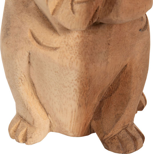 HomeMarkt Decorative Figure made of Wood Dozer 1pcs