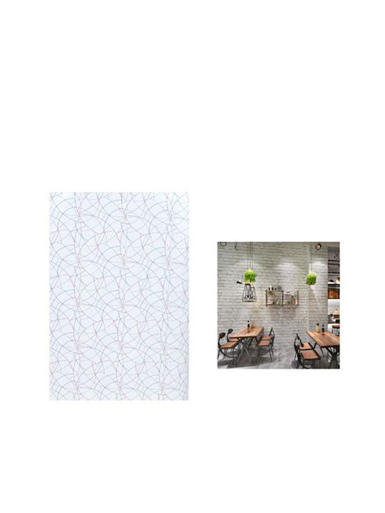 Self-adhesive Wall Mural White 200x45cm