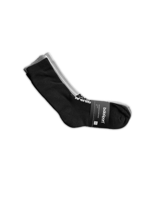 Body Action Athletic Socks Black / White / Grey 3 Pairs