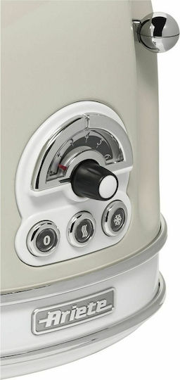 Ariete Vintage Φρυγανιέρα 2 Θέσεων 810W Μπεζ