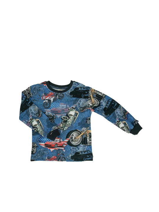 Makoma Kids Blouse Long Sleeve Blue