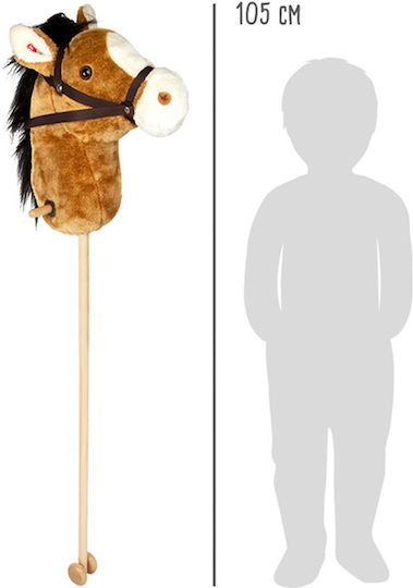 Hobbyhorse Stick Horse with Wheels Sound
