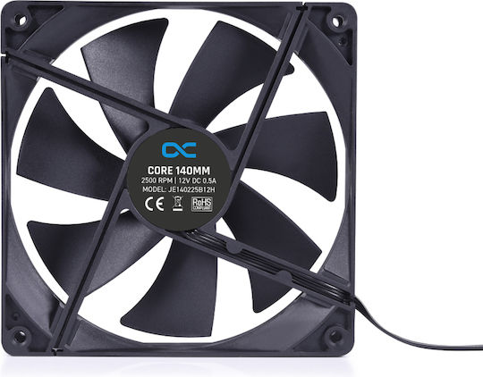 Alphacool 24846 Ventilator Pentru Carcasă 140mm (2500rpm / 115.56cfm) Fără Iluminare LED