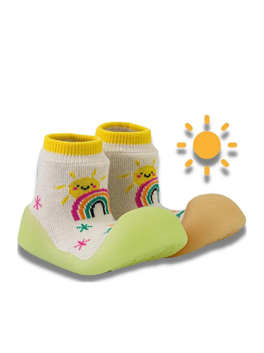 BigToes Lange Kinder Haussocken Bunte