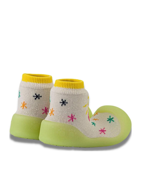 BigToes Lange Kinder Haussocken Bunte