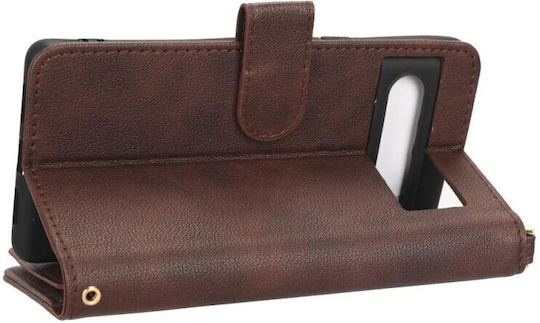 Multi Zipper Wallet Καφέ (Google Pixel 7)