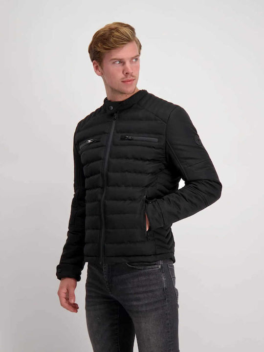 Cars Jeans Мъжко яке Puffer Водоустойчиво Black