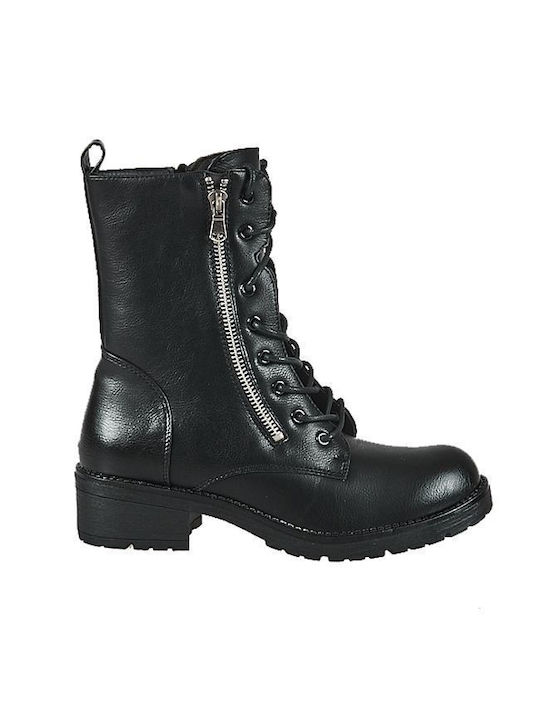 Elenross Women's Combat Boots Black