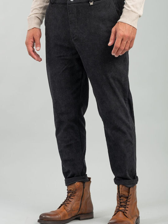 Pantaloni cu Croială Largă Negru