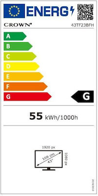 Crown Televizor 43" Full HD LED 43TF23BFH (2023)