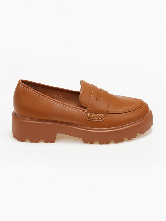 Issue Fashion Women's Loafers in Brown Color