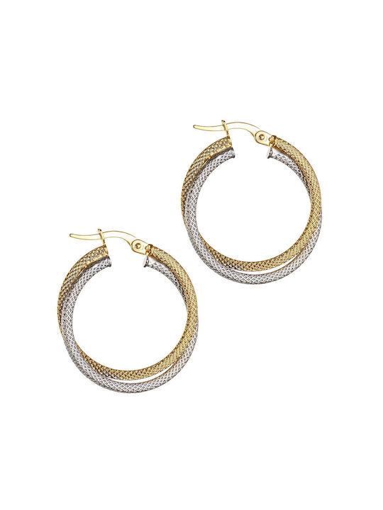 Ioannis Kosmima Earrings Hoops made of Gold 14K