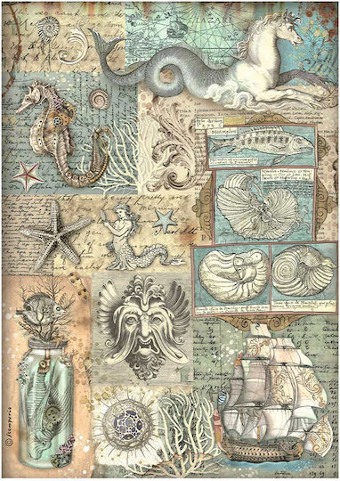 Stamperia A4 Hârtie de orez Decoupage