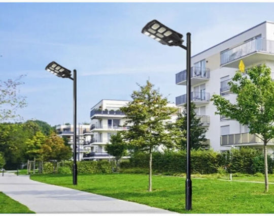 Invictus Ηλιακό Φωτιστικό Δρόμου 300W Ψυχρό Λευκό 6000K με Αισθητήρα Κίνησης, Φωτοκύτταρο και Τηλεχειριστήριο IP65 33.5x36εκ.