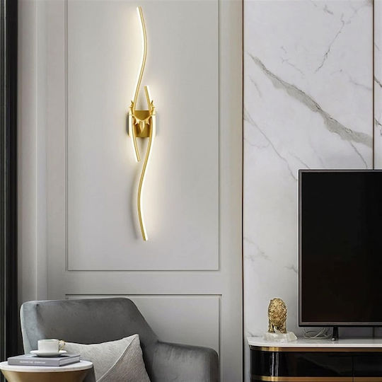Ph208 Wall Lamp LED Gold 12x12x12cm