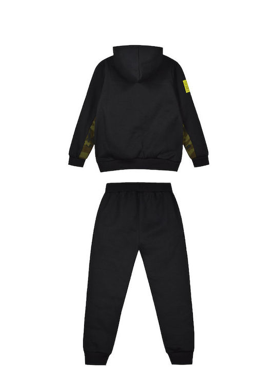 Kids Sweatpants Set Black 2pcs Keep Ready