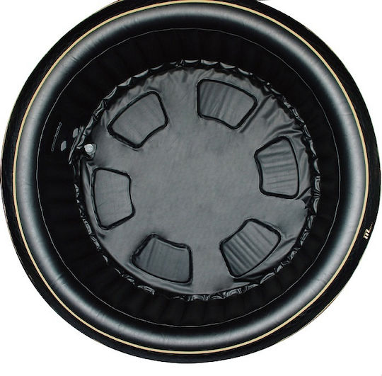 MSpa Premium Exotic Round Swimming Pool 930lt Inflatable With Hydromassage 204x51cm Black
